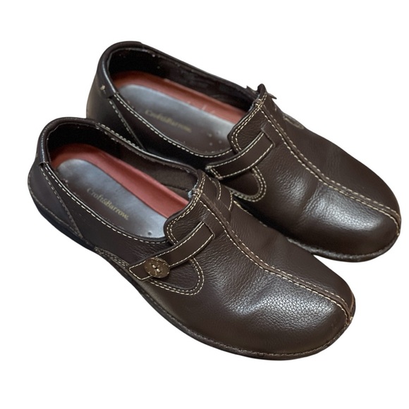 Croft & Barrow Delaney Womens Leather Loafers Brown Size 7.5 Comfort Business - Picture 2 of 10